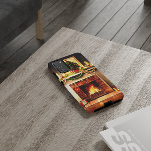Warm Chirstmas Hearth - Impact Resistant Phone Case
